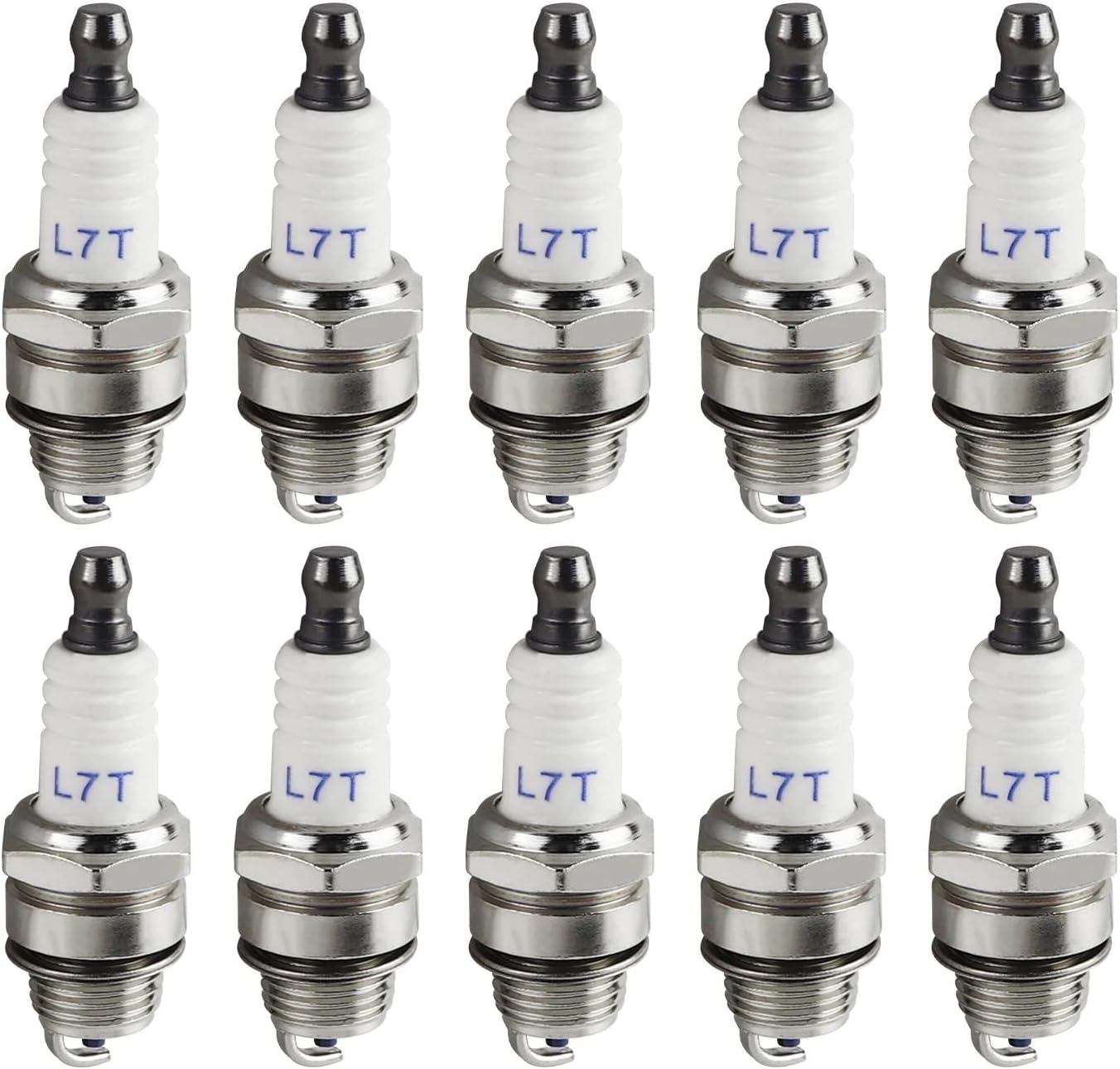 10pcs Spark Plug L7T for st-hl Hus Echo Chainsaw Brush Cutter Trimmer Blower 33cc-49cc 2-Stroke BM6A RCJ6Y RCJ7Y WSR5F accessories