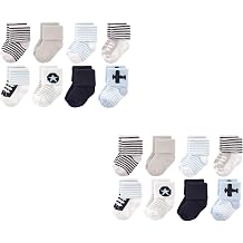 Luvable Friends Unisex Baby Crew Socks 6-Pack