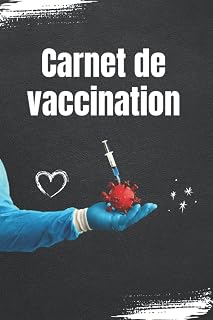 Carnet de vaccination: Journal de suivi vaccination pour adolescents et adultes|fiches à remplir| Format :15,24 x 22,86 cm (6 x 9 pouces). (French Edition)
