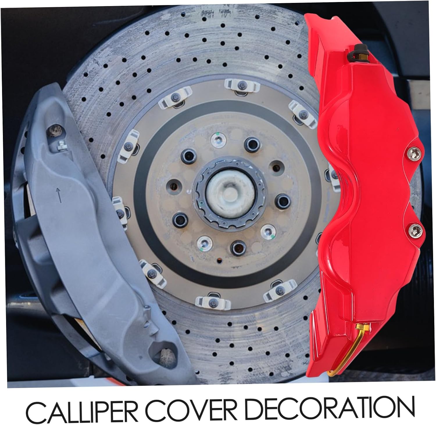 Rear Brake Caliper Covers Car Caliper Guard Wheel Hub Skin Stylish Protection for Vehicle Aesthetics
