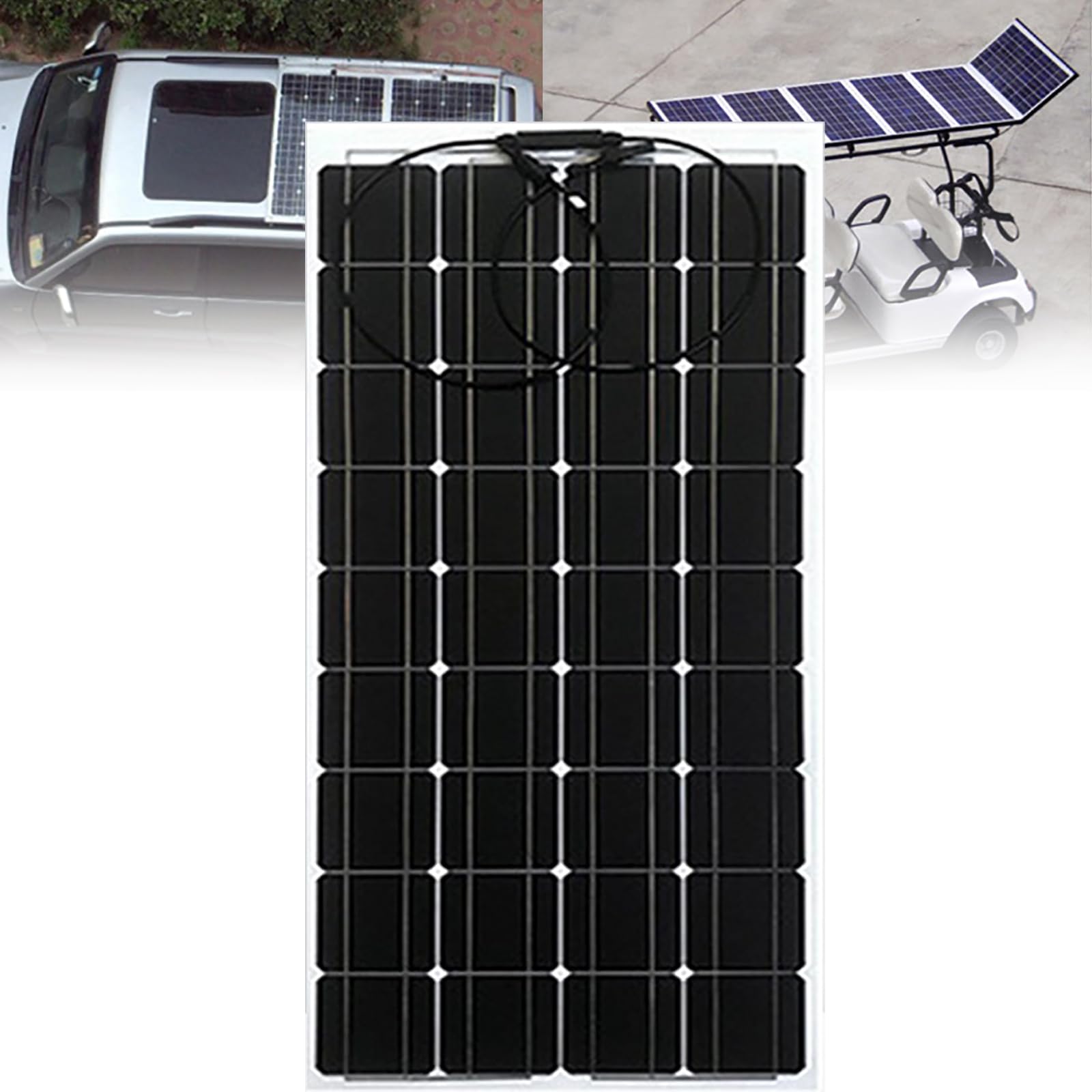 Panneau solaire flexible 100W étanche et pliable à 20 degrés pour van