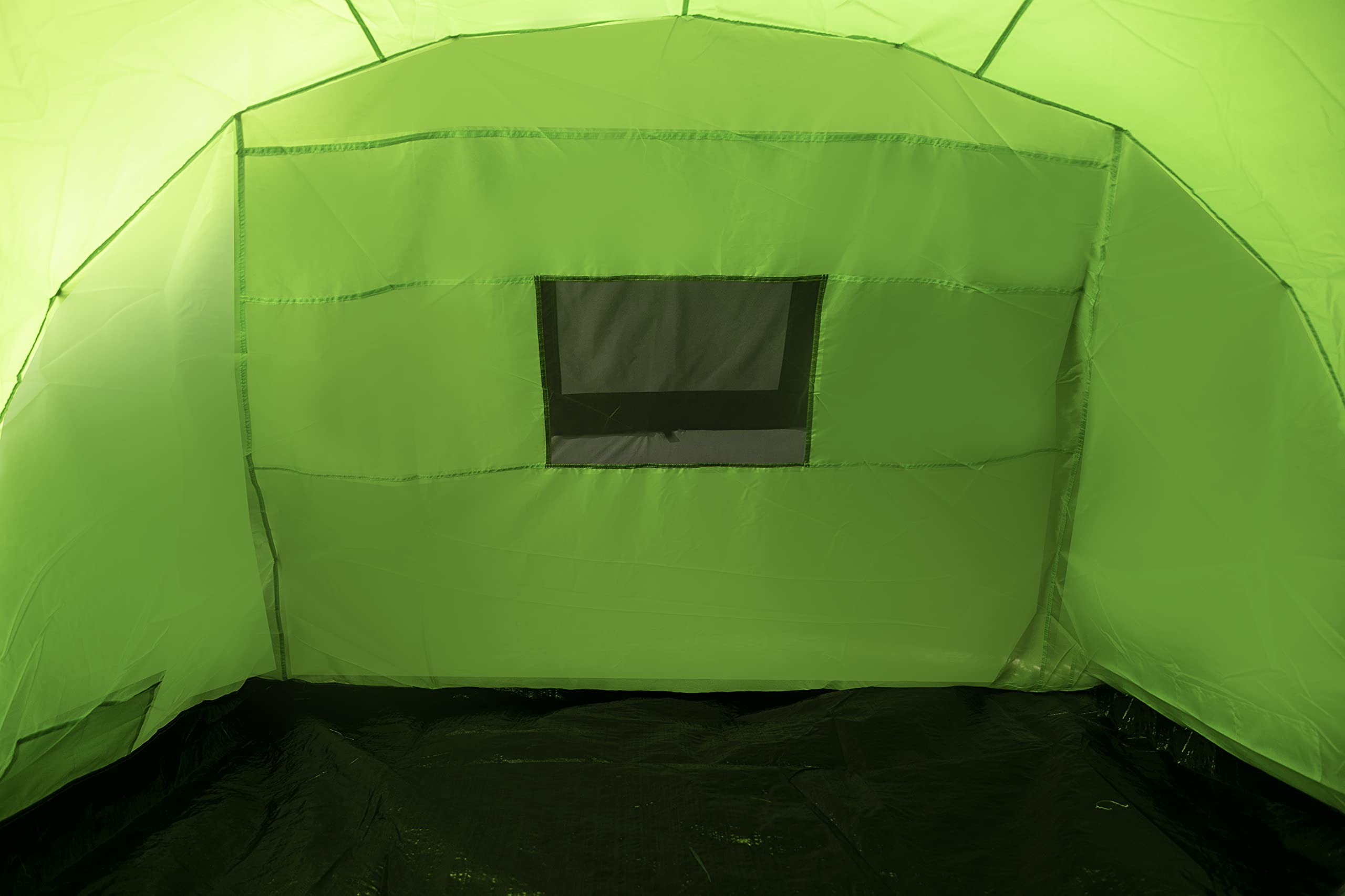 peme Tienda de Campaña Túnel Bojan 6, para 6 Personas, Impermeable 4000mm, Carpa Familiar para Actividades al Aire Libre como Trekking, Camping y Senderismo, con Vestíbulo y Toldo Solar, 2 Entradas