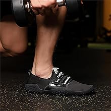 Zapatos De Peso Muerto, Zapatos De Levantamiento De Pesas En Cuclillas Descalzos para Interiores Zapatillas De Deporte Hombres Mujeres4