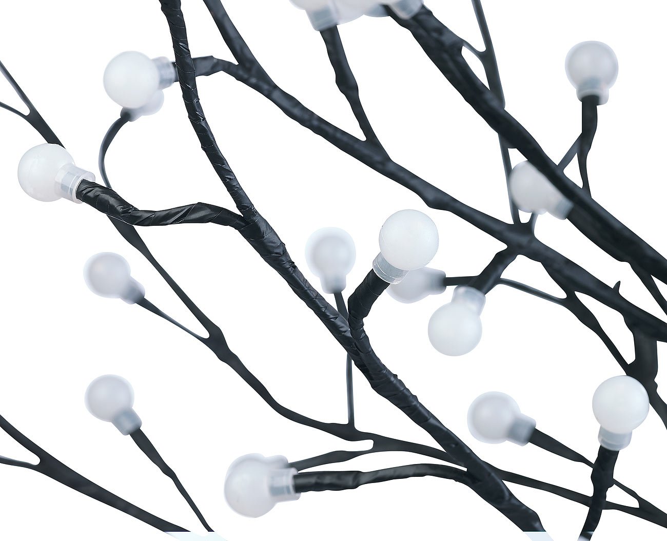 Lunartec LED Baum Solar: 2er-Set XL-Solar-LED-Lichterbäume mit je 200 beleuchteten Knospen (Lichter-Baum, LLED, Ostern)