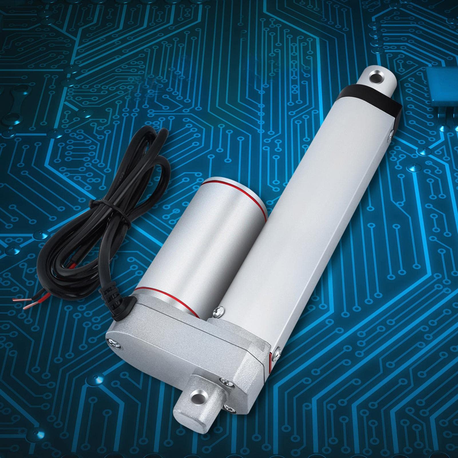 Moteur D'actionneur Linéaire, Actionneur Linéaire électrique Haute Résistance à Course de 150 Mm 750N DC 24V avec Interrupteur de Course pour Canne électrique / Tige de Levage de Support, Système de L