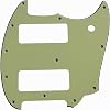 For Fender OffSet Series Mustang P90 Style Guitar Pickguard (3 Ply Vintage Green)