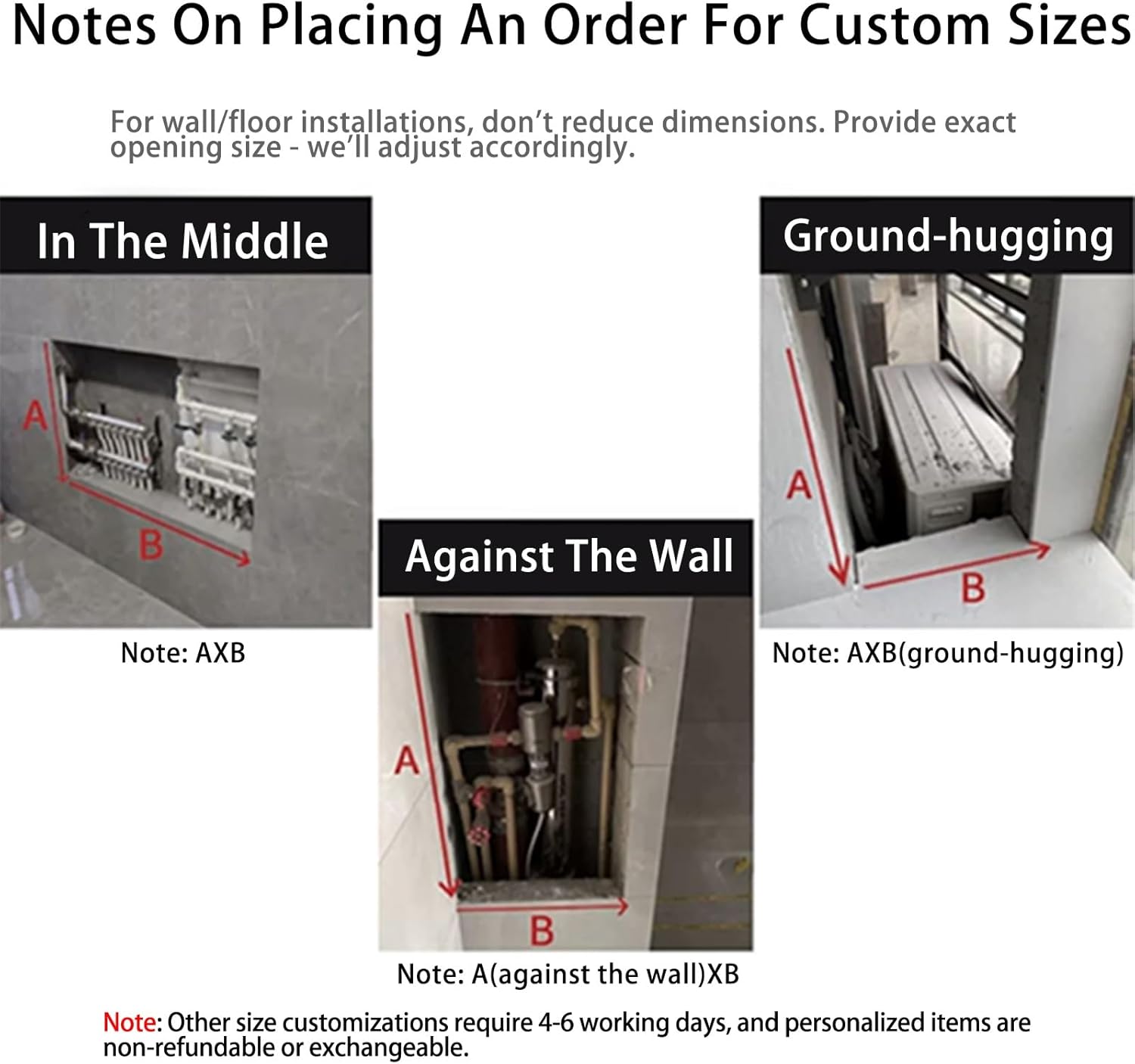 LZMZMQ Aluminum Access Door with 4 Screw Hole, 6x6 8x12 12x24 Inch Easy Install Service Shaft Door Panel, Plumbing Wall and Ceiling Inspection Hatch Plate(24x24inch(60x60cm))