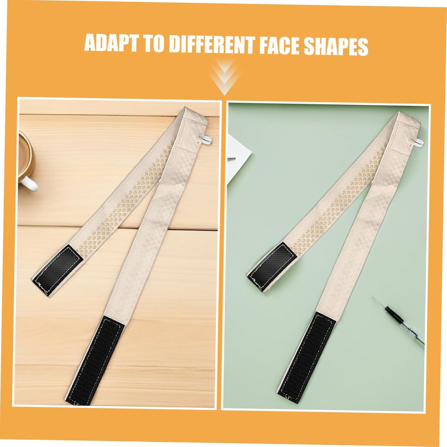SECFOU Nose Guard Glasses Lifter with Non-Slip Band for Broken Nose Post Rhinoplasty Support Strap for Eyeglasses Protection