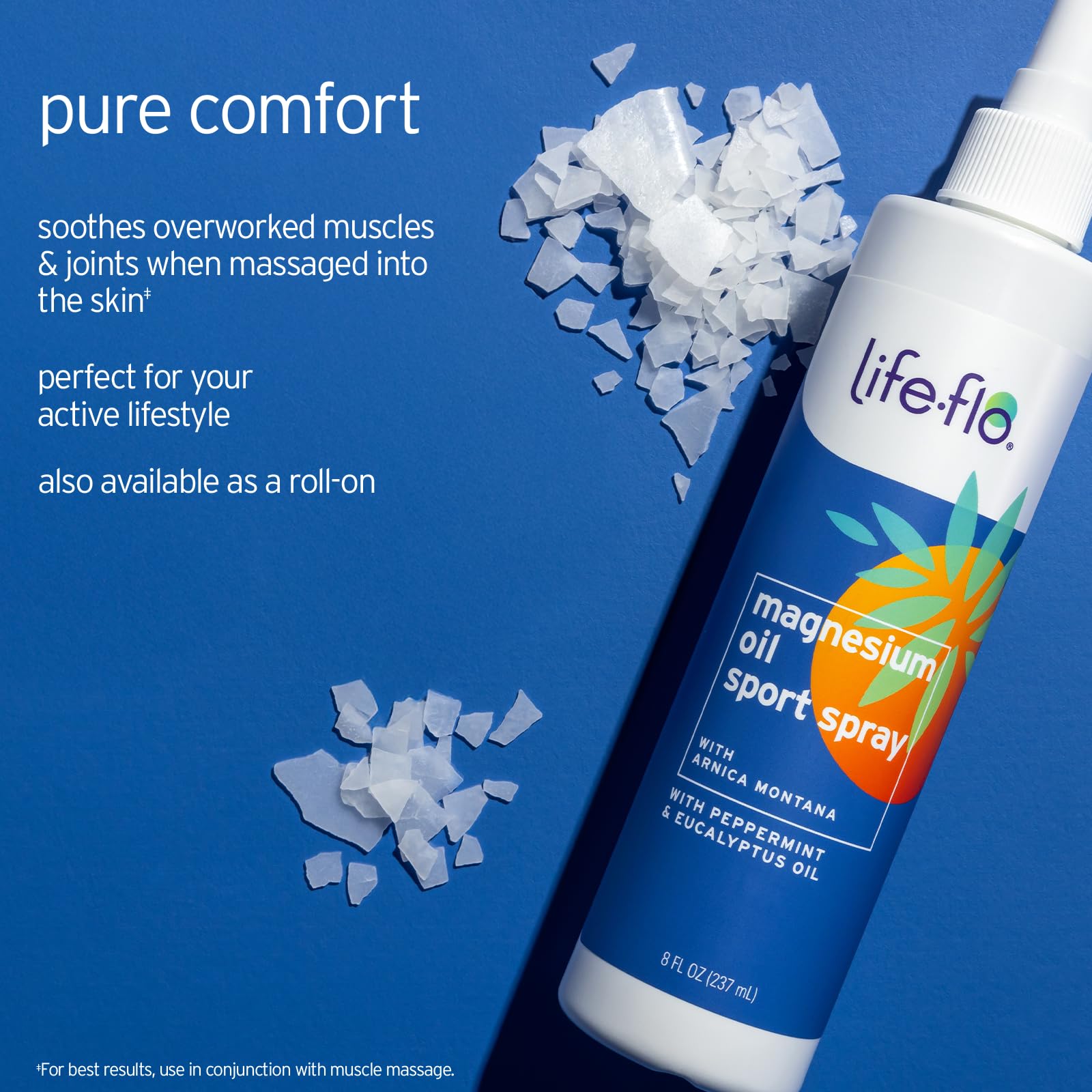 Life-Flo - magnesio deporte aerosol - 8 oz.