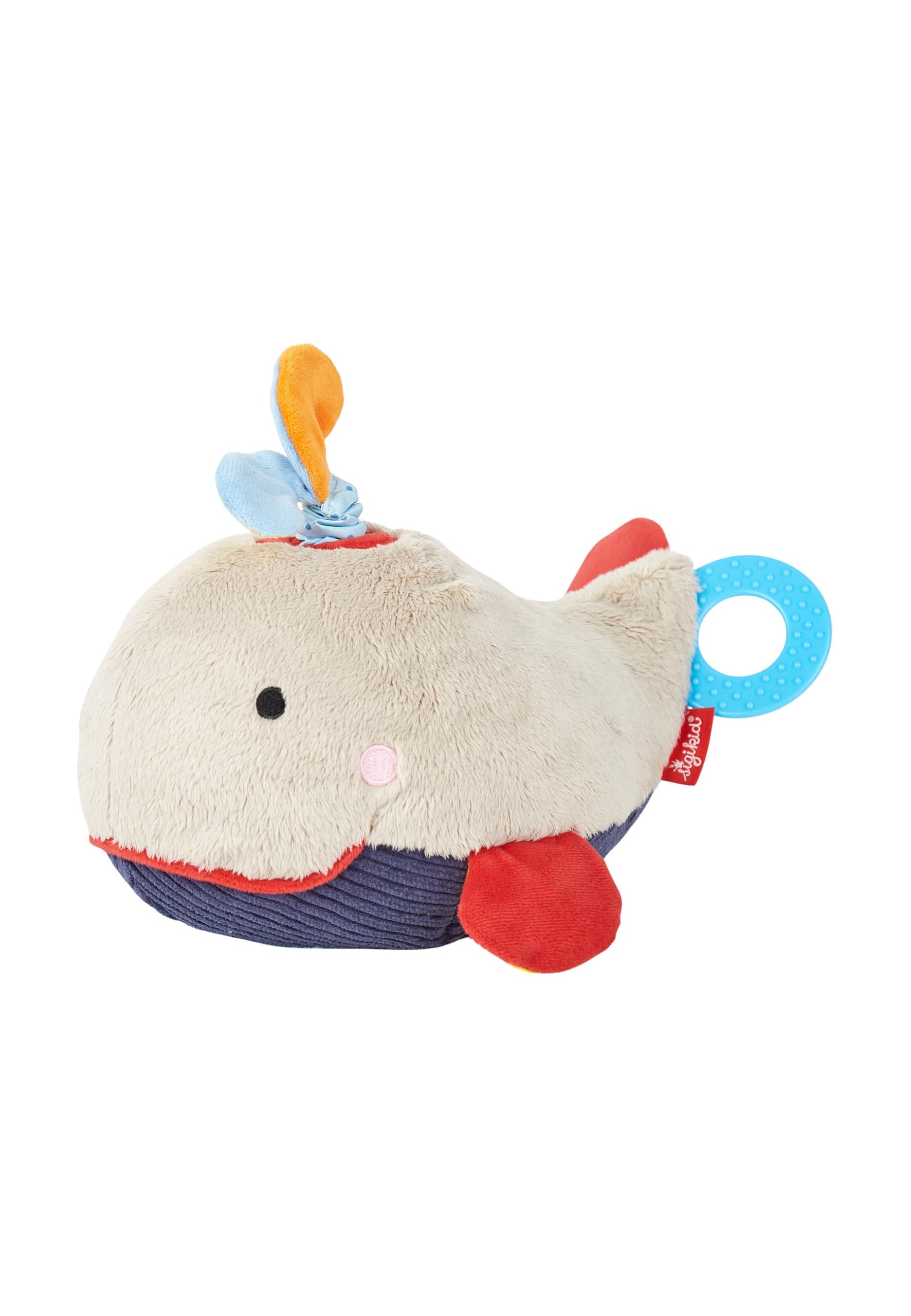 sigikid 40907, attività Balena Peluche Ragazza e Ragazzo, Multicolor