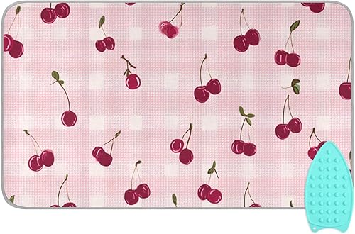 Miniatura 14 de Alfombrilla de planchar y almohadilla magnética resistente al calor, manta de planchado portátil de viaje, fundas para tabla de planchar de 27.6 x