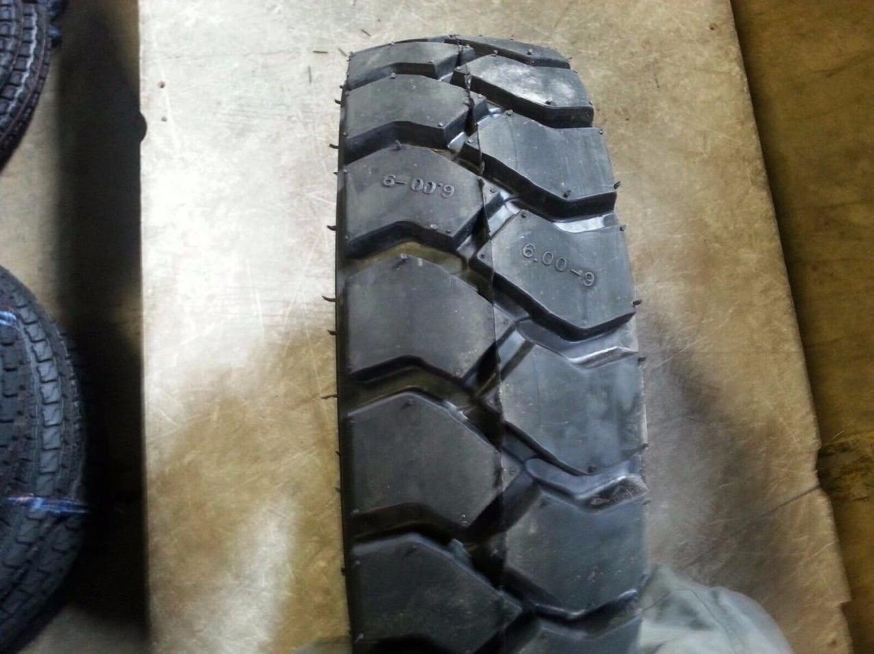 BRAND NEW 6.00-9 SUPER DUTY FORKLIFT 10 PR TIRE(S) WITH TUBE 6.00x9 600-9 600X9 E