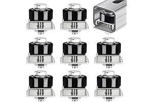 8 Pack 304 Stainless Steel Trolley Roller Wheels by Unistrut