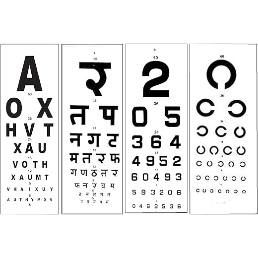 HYZIK Eye Vision Test Chart