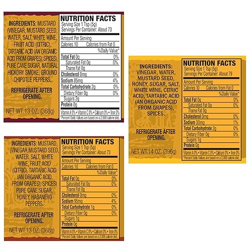 Miniatura 8 de Dillman Farm Paquete variado de 3 piezas de mostaza de miel  Mostaza Miel, Mostaza Miel Dijon, Miel Mostaza Habanero
