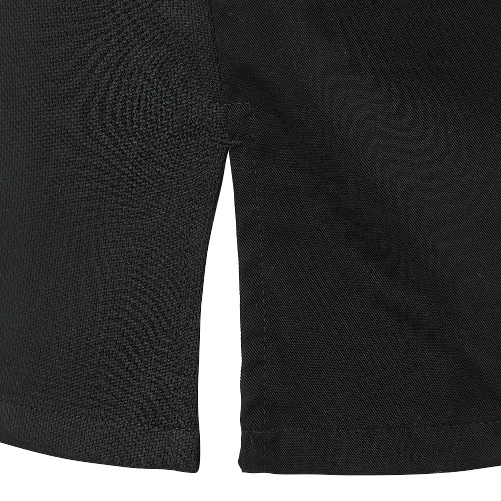 Mercer Culinary Millennia Air Unisex Kochjacke mit Netzrücken, Schwarz