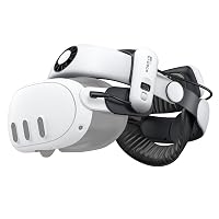 BOBOVR S3 Pro Battery Strap Accessories,Head Air Cooling System and 10000mah Hot-swappable Battery Pack,Compatible with Meta Quest 3/Quest 3S