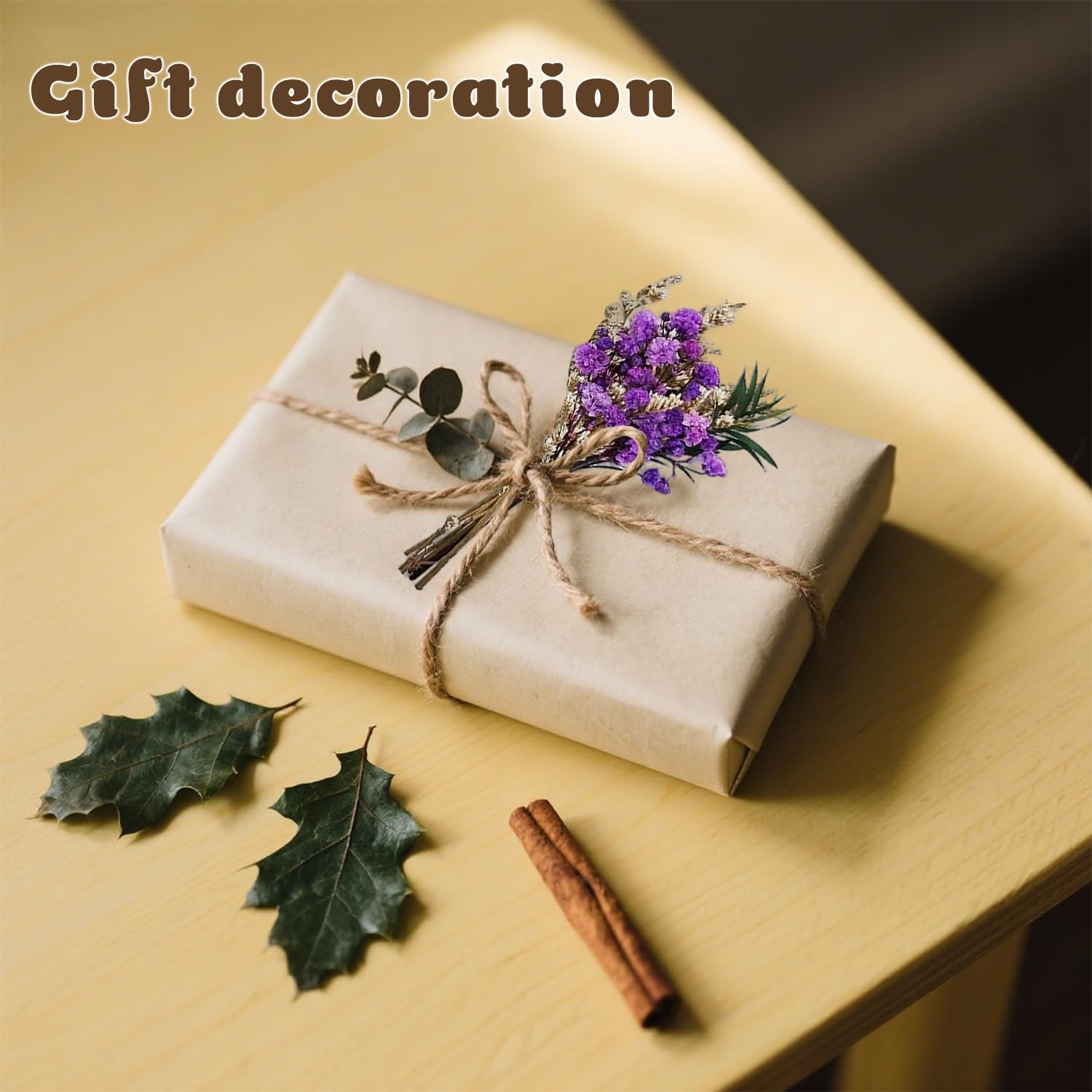 10 Piezas Ramos Miniaturas de Flores Secas,Decoración Natural con Flores Secas Pequeñas,para Decorar Scrapbooks,Bullet Journals,Álbumes de Fotos,Sobres de Regalo y Cajas de Regalo