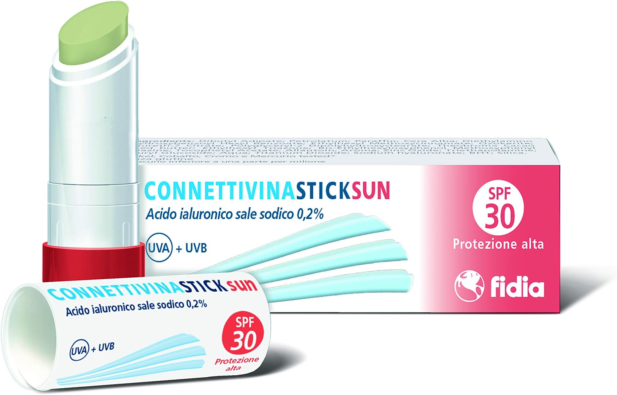 Fidia Connettivina Stick Labbra Sun SPF30, 3g