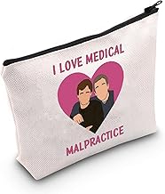 Hospital Medical TV Show Makeup Bag I Love Medical Malpractice Cosmetic Bag Doctor Graduation Gift for Her (I Love MM)