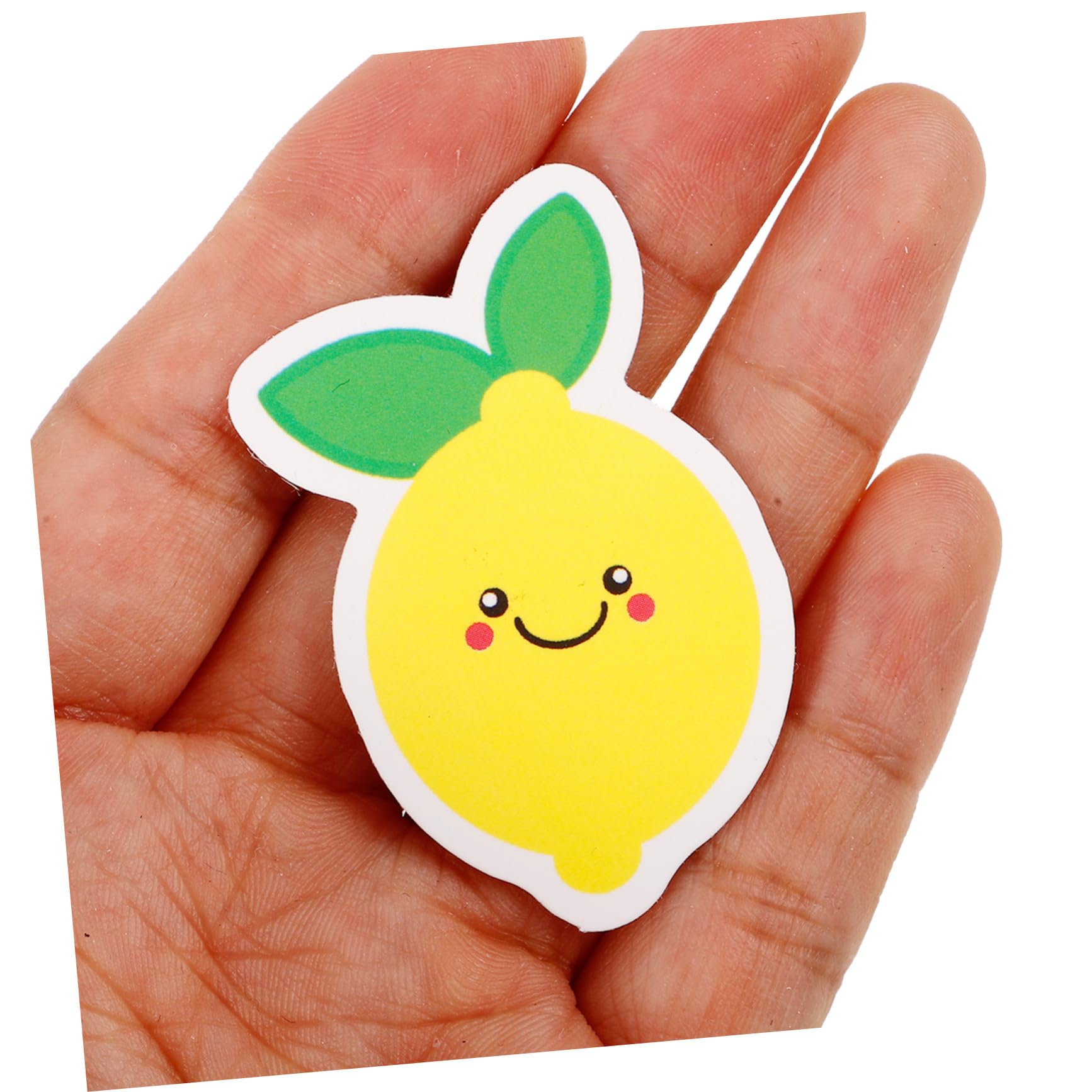 Mipcase 50 Pegatinas de Limón Adorables para Scrapbooking y Decoración, Autoadhesivas, Seguras para Usar en Ordenador y Maletas, Diseño Infantil Amarillo