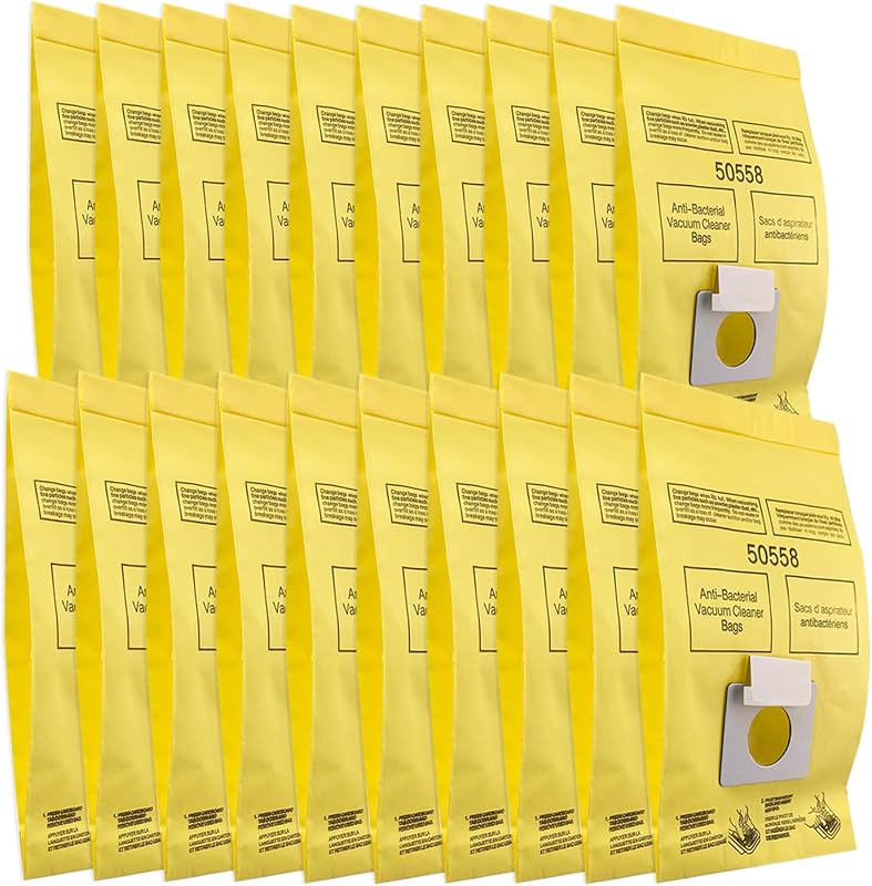 20 Pack Vacuum Bags Replacement for Ken.more Canister Vacuum Bags Type C/Q C Q 5055 50557 50558 50403 Pan.asonic Type C-5 C-18 Vacuum Cleaner