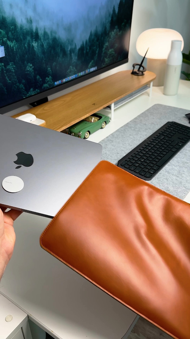 Étui À Manches En Cuir Pu Pour Macbook Air Pro 12 13 14 15 15.4 15.6