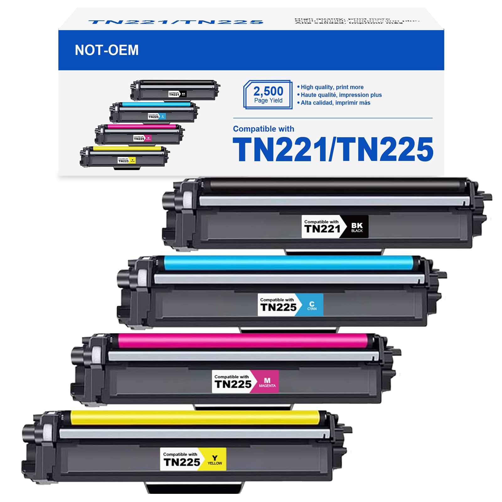 TN221 ブラック×2 マゼンタ×1 イエロー×1 TN221 ブラック×2 マゼンタ×1