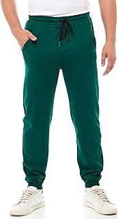 سويت شيرت شتوي سهل الارتداء بغطاء للرأس مع جيب كانجارو للرجال من ريفين، أسود وزيتي