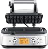 Sage Appliances SWM620 the Smart Waffle Pro, Belgian Waffles, 14 H x 29 W x 30 D cm