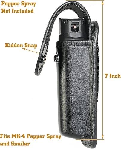 Miniatura 2 de SdTacDuGe Bolsa de pulverización moldeada OCMace para cinturón de trabajo, bolsa de soporte de aerosol OC con cubierta superior extraíble y cierre