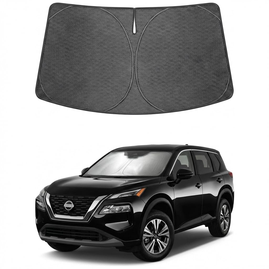 Proadsy Custom Fit 2021-2026 Nissan Rogue Windshield Sun Shade, Blocks Heat