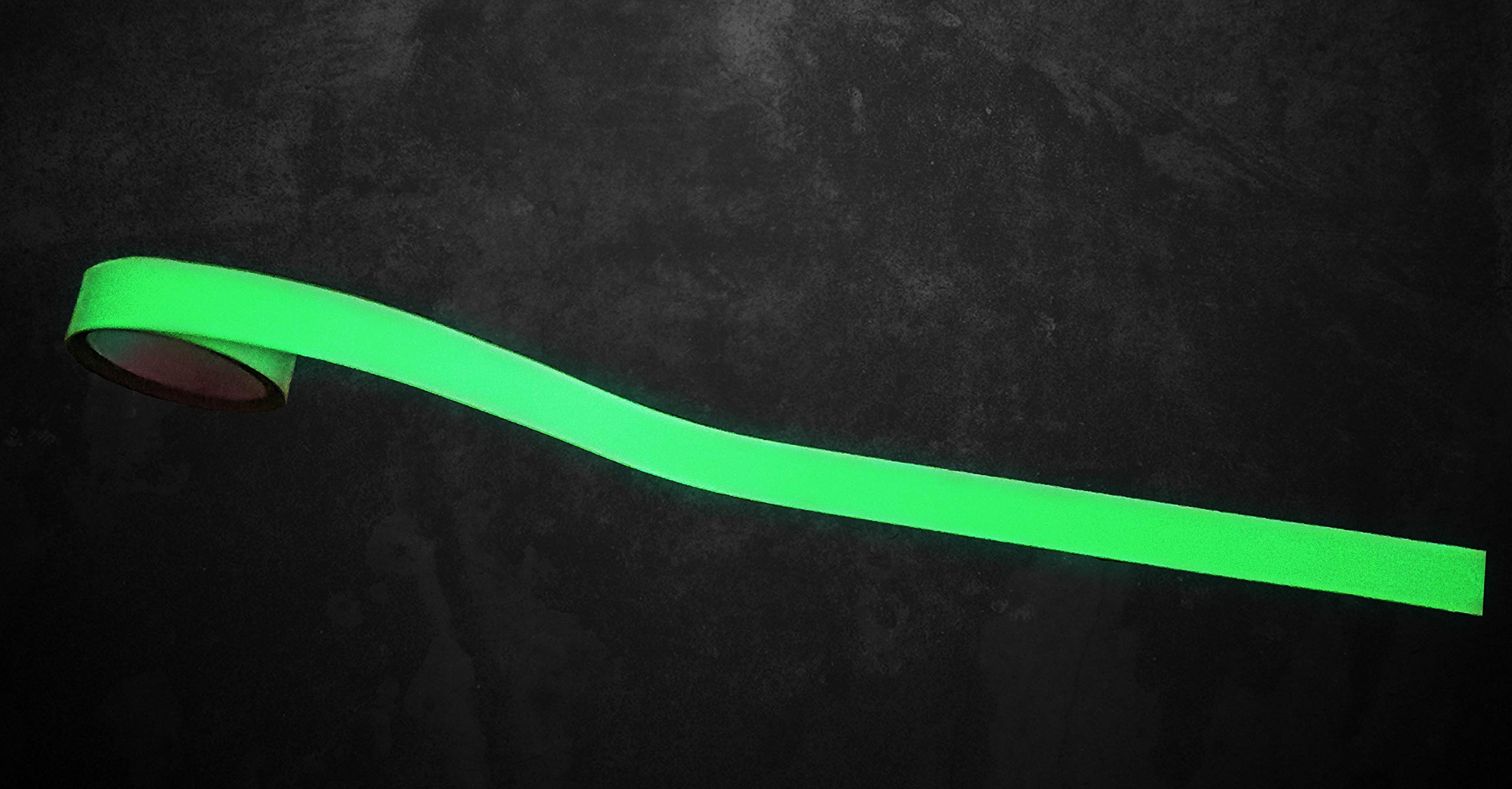 Phosphorescent Adhesive Stripe Roll, 12.5 mm x 1 mt