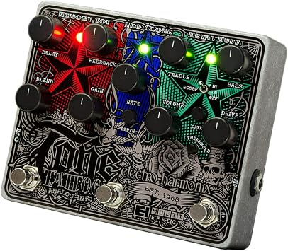 Electro-Harmonix Tone Tattoo Analog Delay/Chorus/Distortion Multi-Effect Pedal
