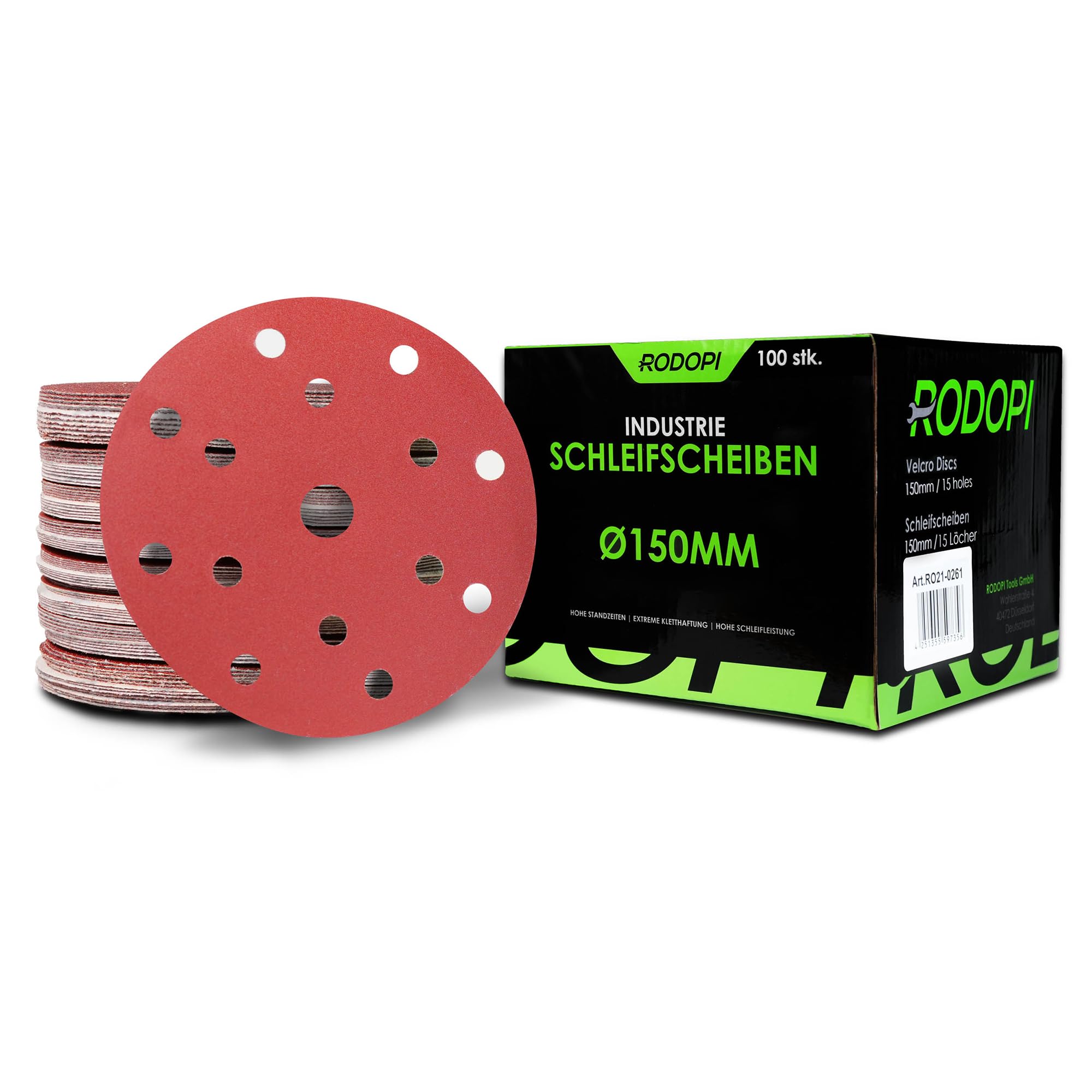 Disques Abrasifs F355 Pour Ponceuses Excentriques 150mm, 6 Trous Grain 320 Bosch 2608605129