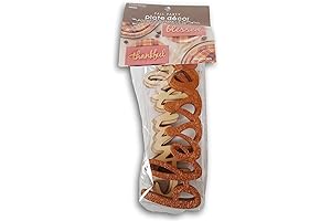 10-Piece Blessed & Thankful Cutout Wood Plate Decor in Metallic Copper