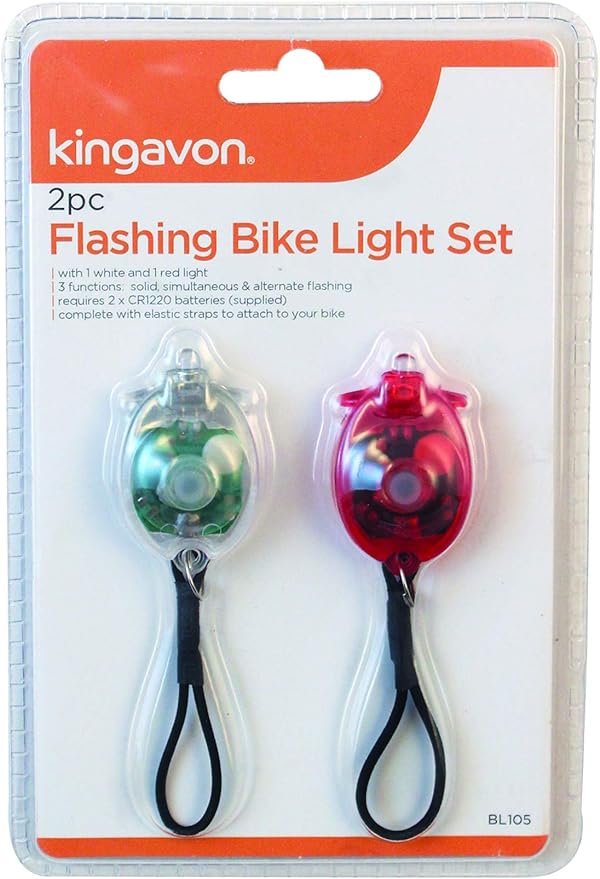Kingavon BBBL105 Flashing Bike Light Set Amazon.co.uk Sports & Outdoors