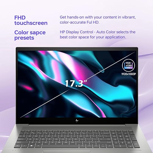 Miniatura 3 de HP Pavilion 17.3 - Computadora portátil HD+ con pantalla táctil, AMD Ryzen 5 7530U de 6 núcleos (Beat i7-1165G7), 64 GB de RAM, 2 TB NVMe SSD,