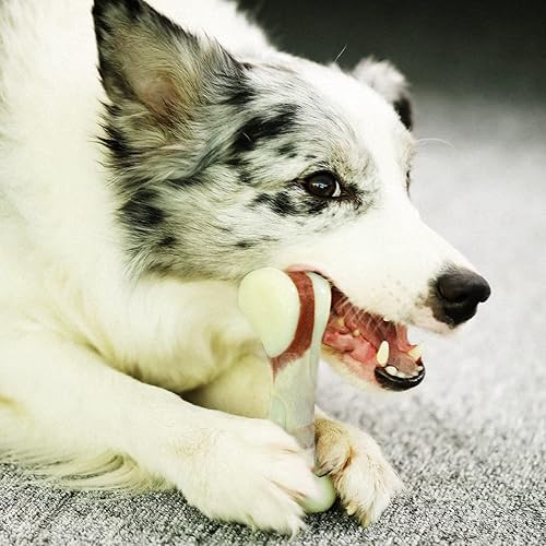 Miniatura 2 de Juguetes masticables indestructibles para perros para masticadores agresivos, Tikaton sabor carne de res, Juguetes duraderos para masticar para