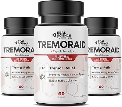 Essential Tremor Relief Supplements 60 Caps 3 Bottles