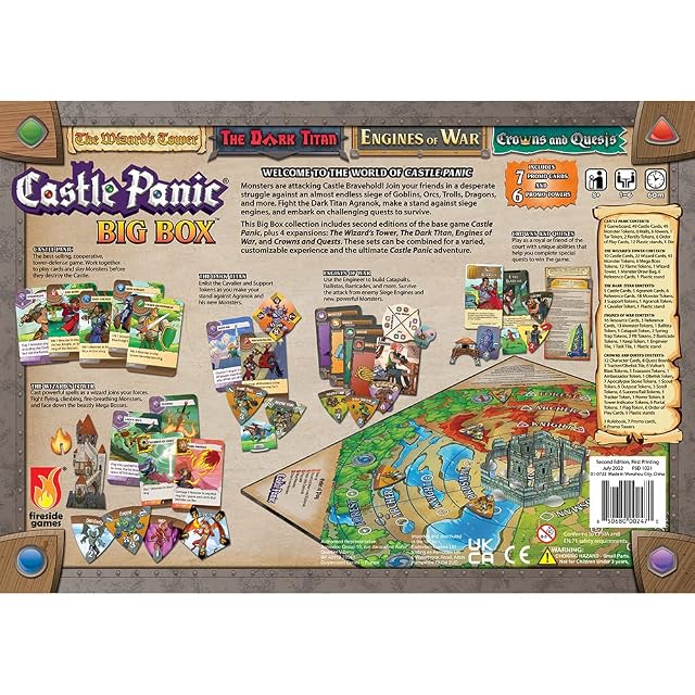 Foto 3 de 5 de Fireside Games Castle Panic Big Box 2e