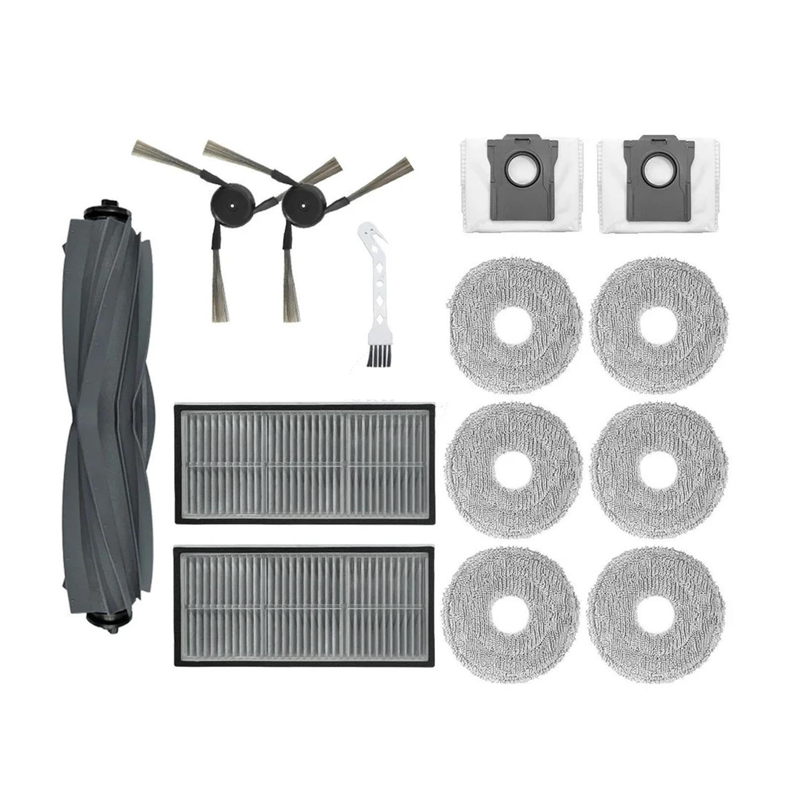 Compatible With L10s Ultra Gen3 RLL53SE Main Side Brush Filter Dust Bag Mop Cloth Set(QHui)