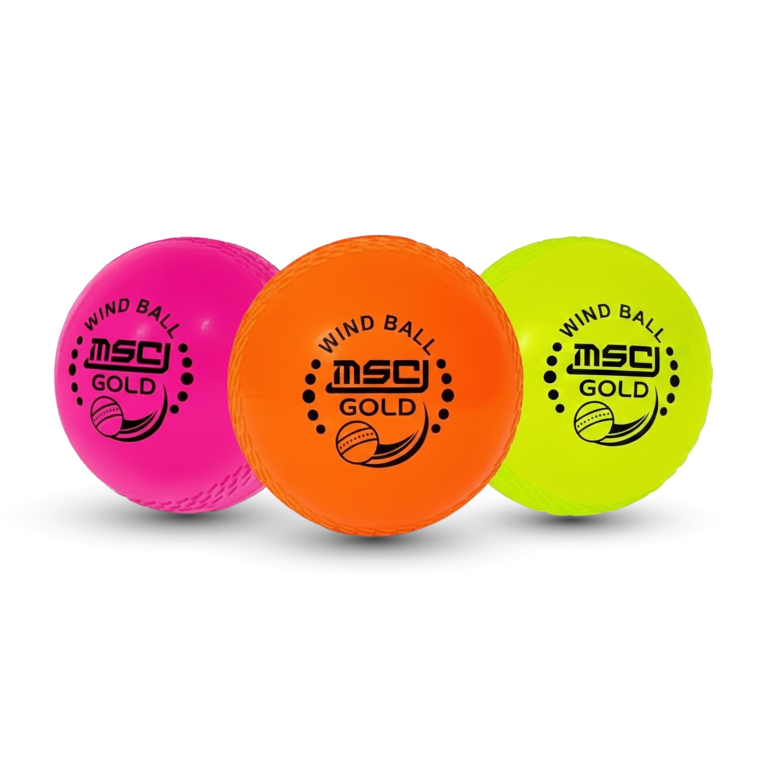 Cricket Wind Heavy Rubber Practice Ball for Swing Training | Durable Indoor Outdoor Use (Pack of 3)-picture-22