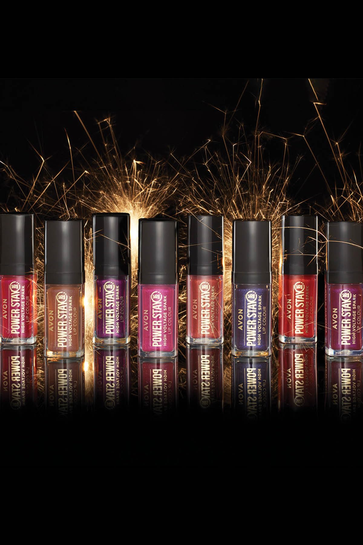 AVON Powerstay High Voltage Spark Likit Ruj Nude Surge