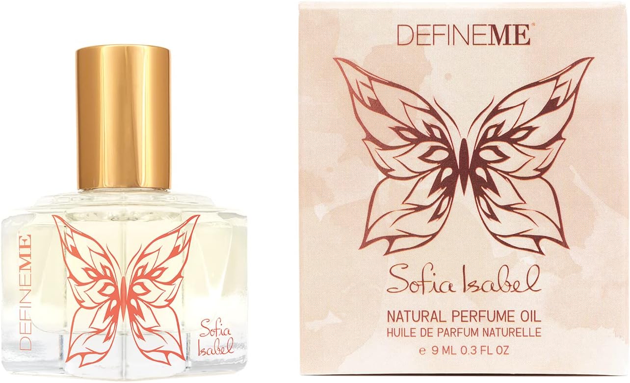 DEFINEME Natural Perfume Oil, Sofia Isabel, 0.3 FL OZ, Rollerball, Roll-on Perfume Applicator