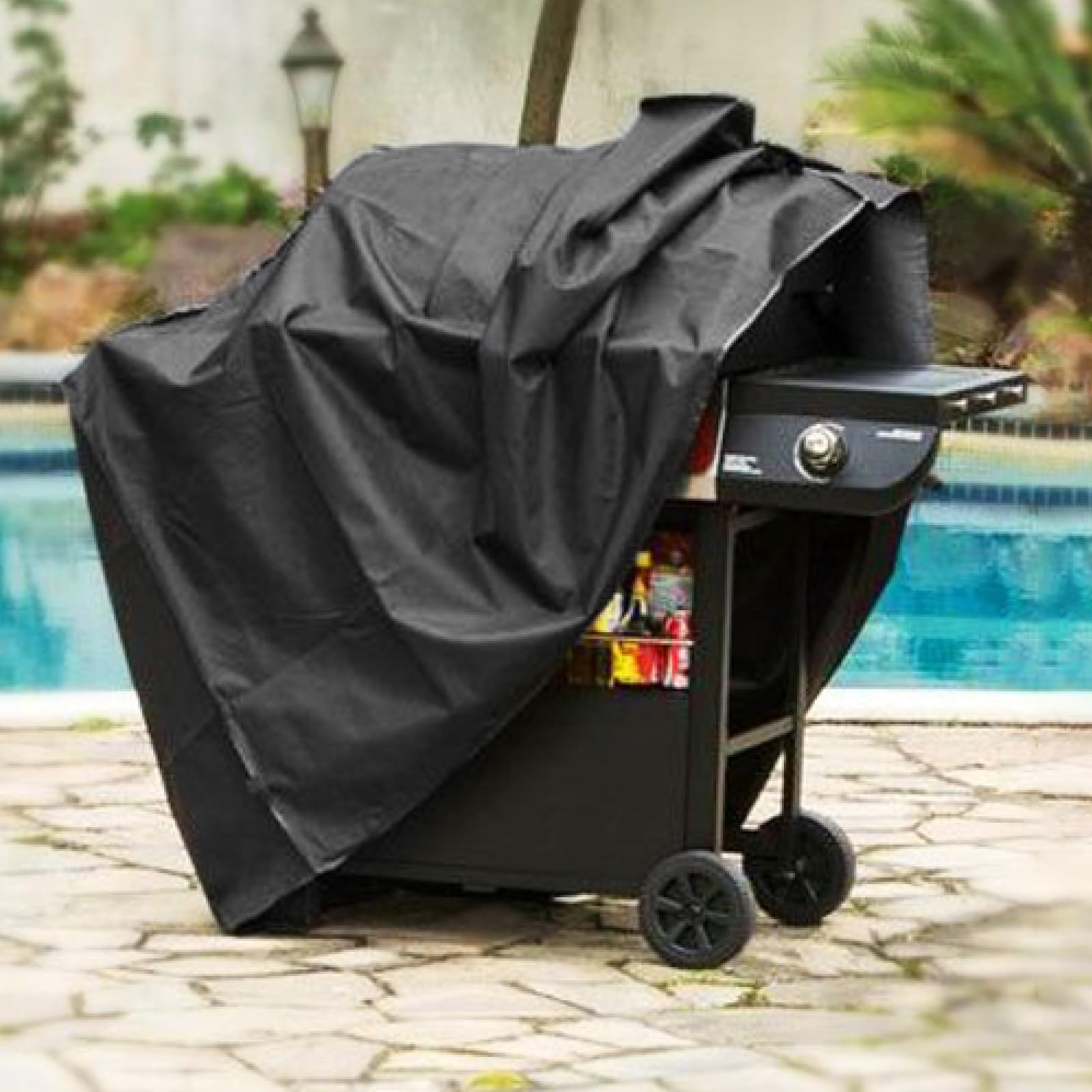 TRIWONDER Funda para Barbacoa Impermeable BBQ Cubierta de Parrilla a Prueba de Polvo (XS - 100×60×150cm)