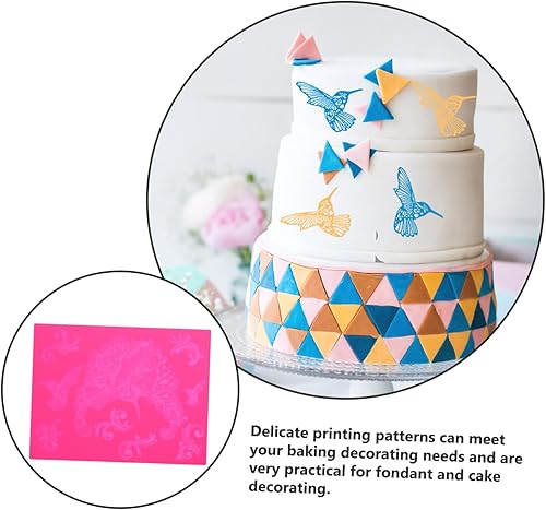 Miniatura 7 de BRIGHTFUFU Fondant Impression Mat Molde de silicona Molde de encaje Molde De Para Resina Pan Molde De Para Gelatinas Pastel de Encaje Molde de