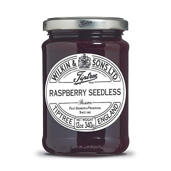 Tiptree Raspberry Seedless Preserve, 12 oz Jar Pack of 1