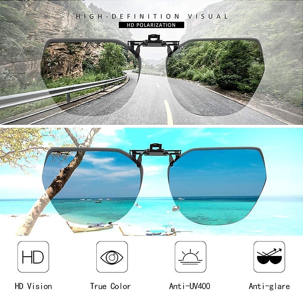 Ultrasonic Contact Lens Cleaner ​bundle with sunglasses Clip-On
