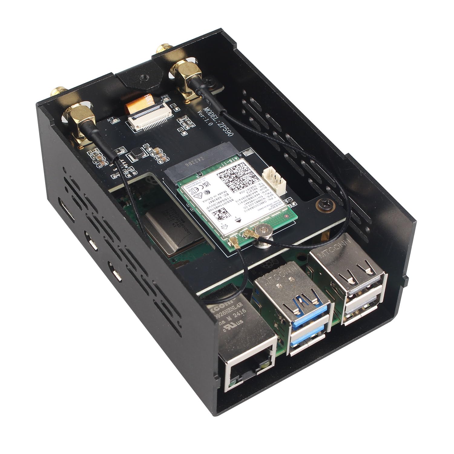 Amazon.com: ZDE ZP590A PCIe to WiFi7 6 6E 5 HAT Expansion